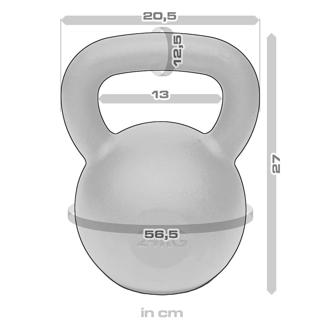Strength Shop Cast Iron Kettlebells - Single Mould, Powder Coated, 4-64KG