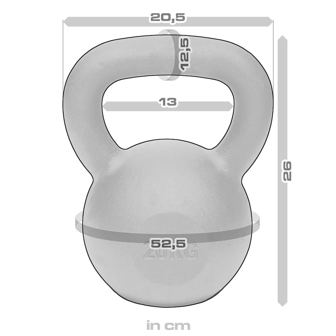 Strength Shop Cast Iron Kettlebells - Single Mould, Powder Coated, 4-64KG