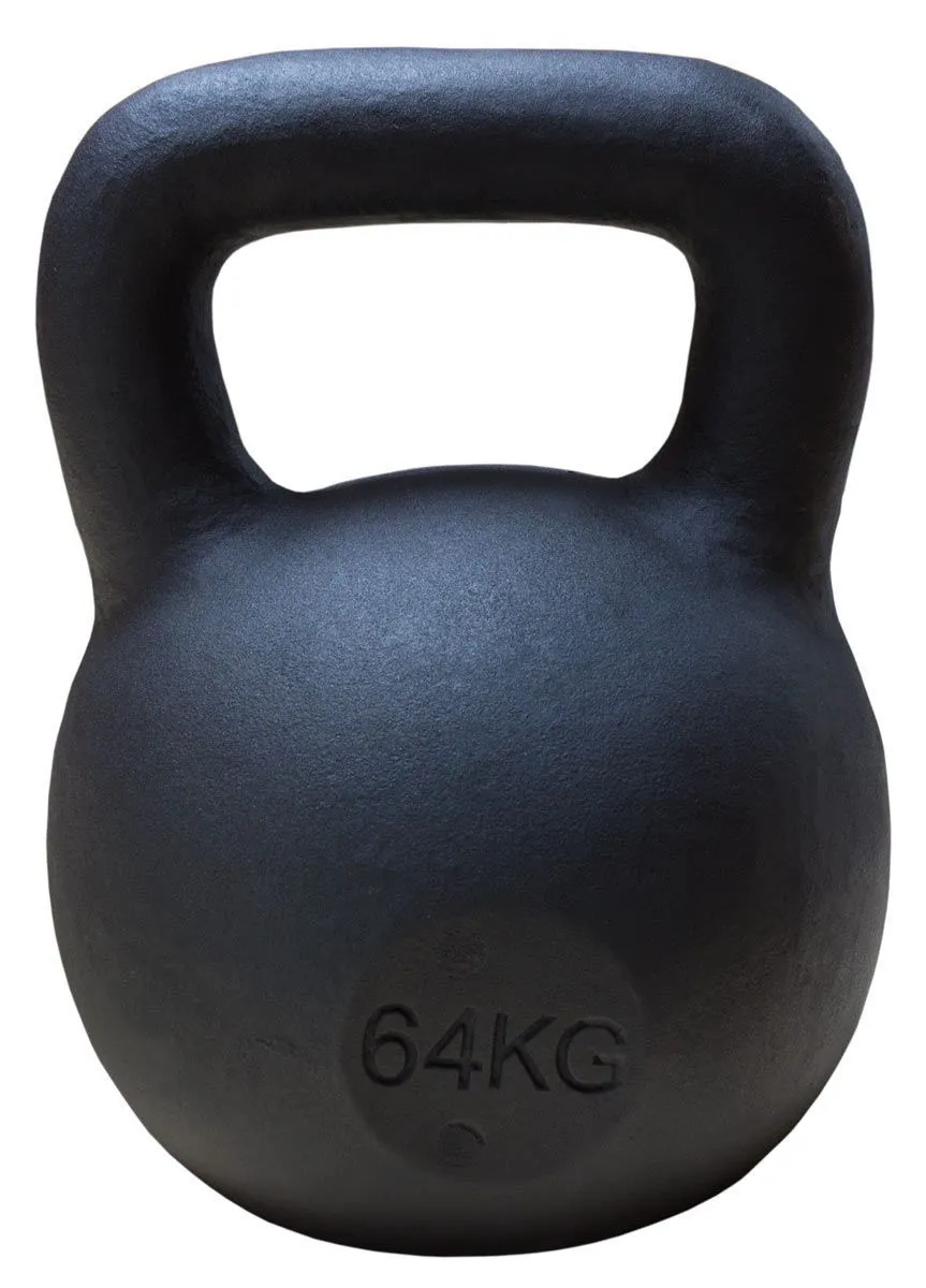 Strength Shop Cast Iron Kettlebells - Single Mould, Powder Coated, 4-64KG