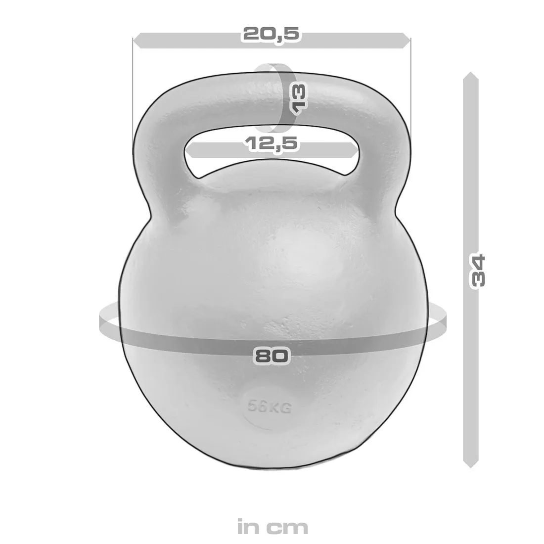 Strength Shop Cast Iron Kettlebells - Single Mould, Powder Coated, 4-64KG