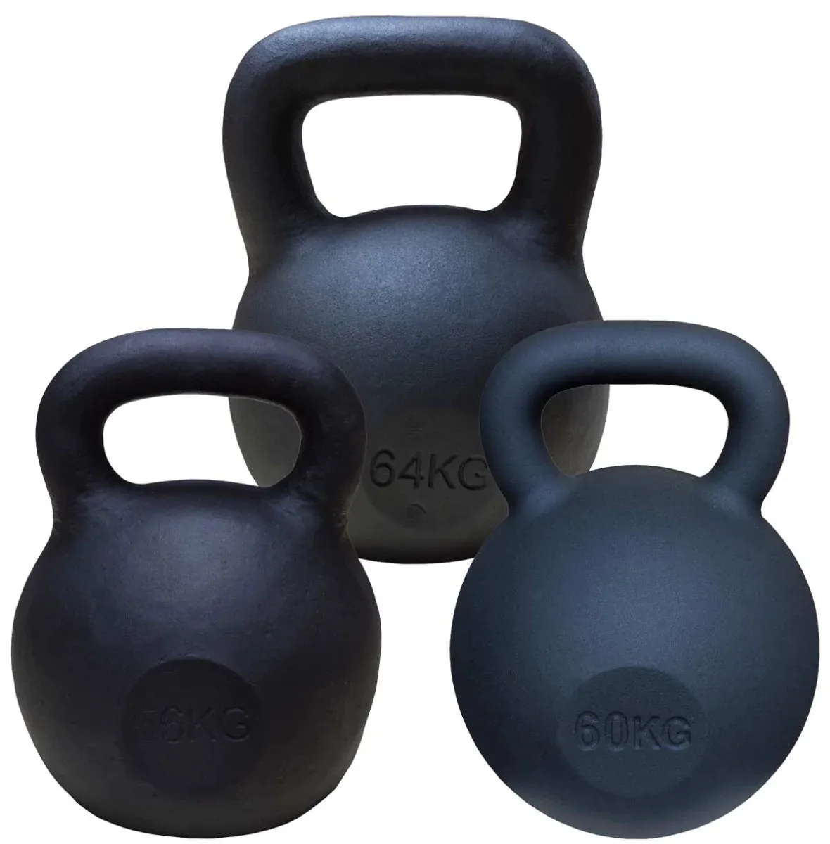 Strength Shop Cast Iron Kettlebells - Single Mould, Powder Coated, 4-64KG