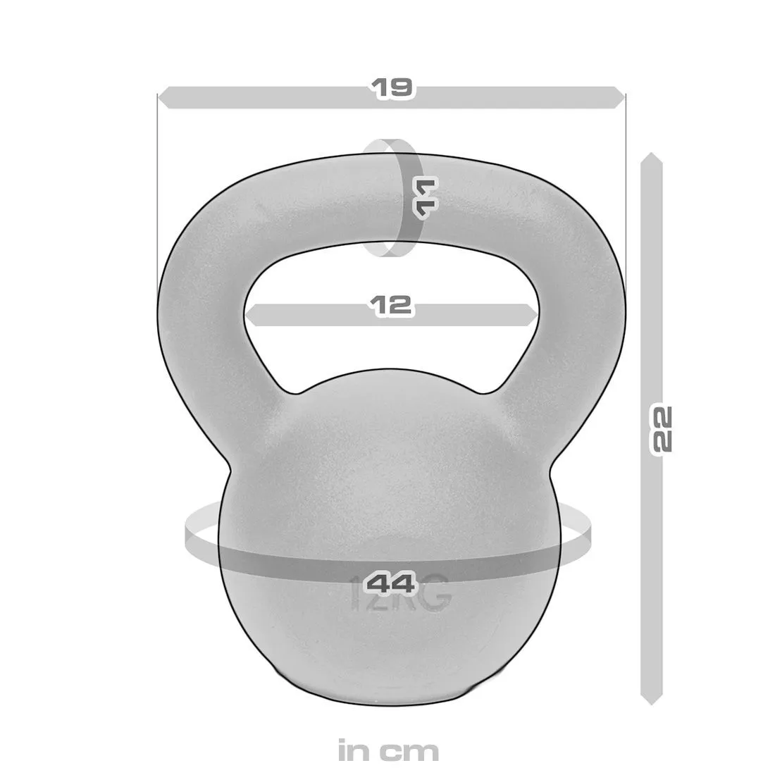 Strength Shop Cast Iron Kettlebells - Single Mould, Powder Coated, 4-64KG