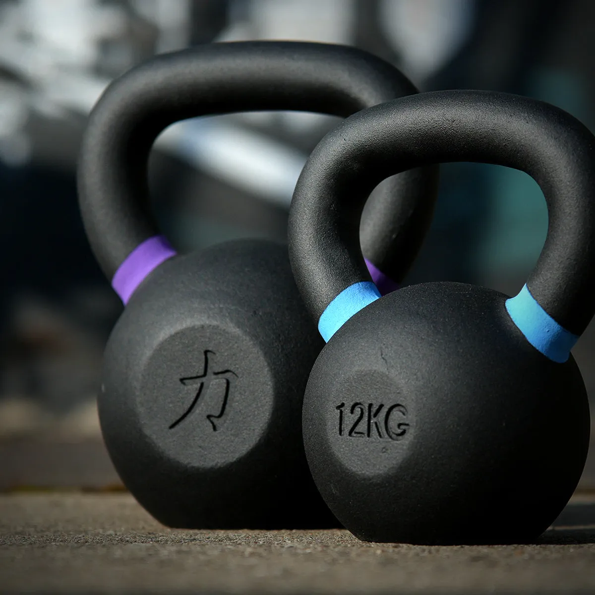 Strength Shop Cast Iron Kettlebells - Single Mould, Powder Coated, 4-64KG