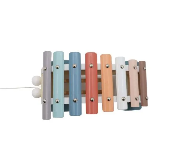 Wooden Pull Along Xylophone Rainbow